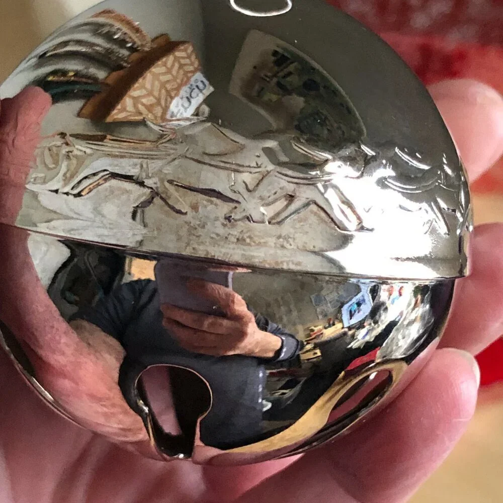 1989 Wallace Silversmiths Silver Sleigh Bell - 19th Annual Limited Edition